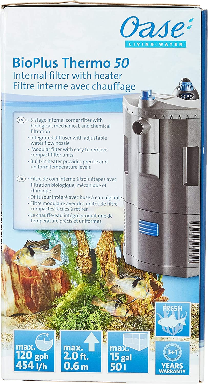 Oase Bioplus Thermo 50 Internal Aquarium Filters - 15 Gal  