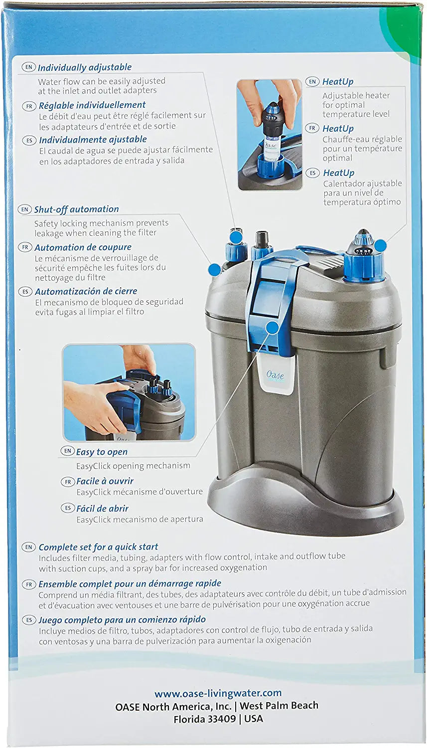 Oase Filtosmart Thermo 100 External Aquarium Filter - 30 Gal  