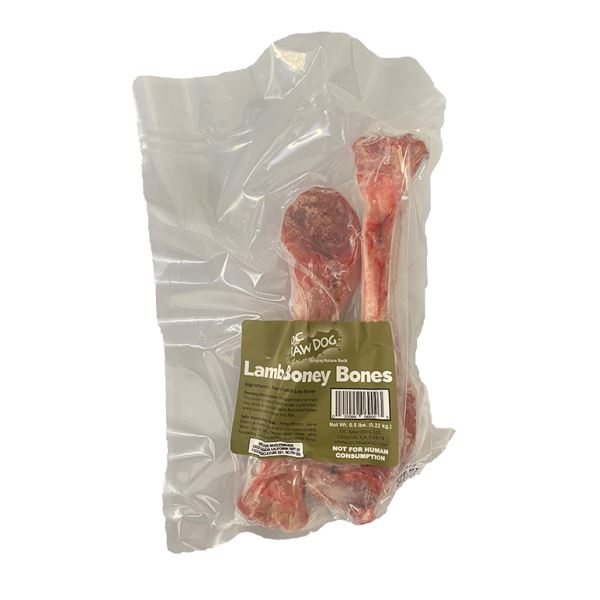 OC RAW 1/2# Lamb Bony Bones Natural Dog Treats - 0.5 Lbs  