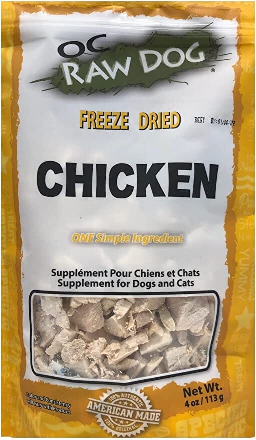 OC RAW Chicken Breast Freeze-Dried Dog Treats - 4 Oz  