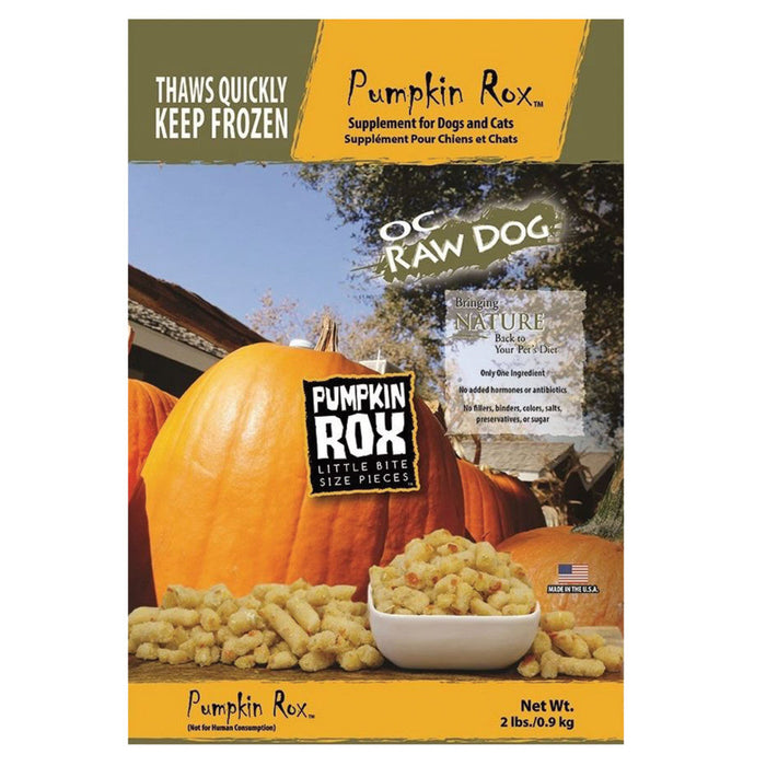 OC Raw Frozen Foods Pumpkin Rox - 2 lb Bag