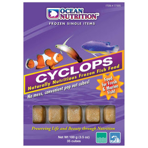 Ocean Nutrition Frozen Cyclops - 35 Cubes - 3.5 oz