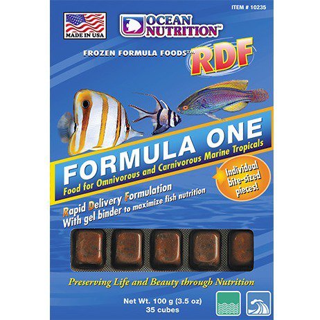 Ocean Nutrition Frozen Formula One - 20 Cubes - 100 g  