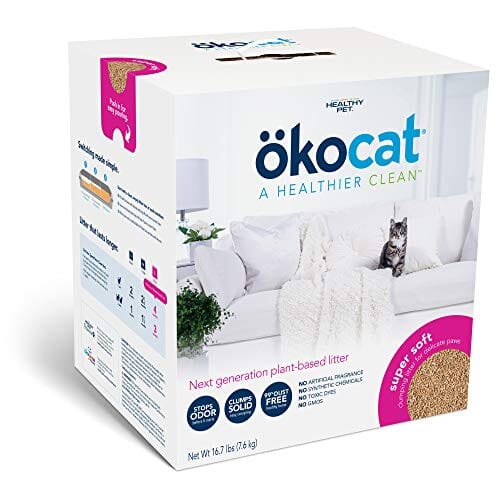 Okocat Super Soft Clumping Wood Cat Cat Litter - 16.7 Lbs  