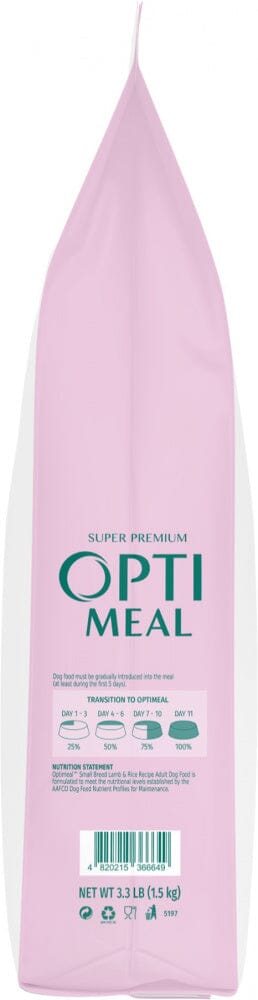 Optimeal Small Breed Nutrient Balance Lamb & Rice Recipe Adult Dog Dry Food  