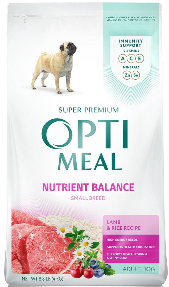 Optimeal Small Breed Nutrient Balance Lamb & Rice Recipe Adult Dog Dry Food