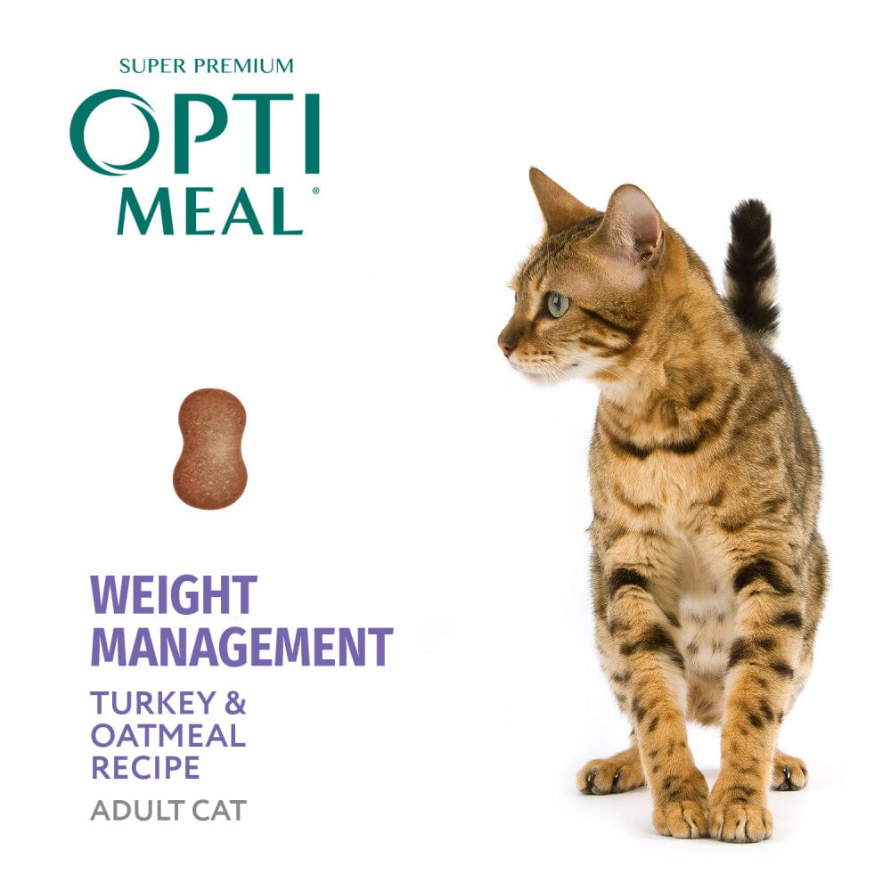 Optimeal Weight Management Turkey & Oatmeal Recipe Adult Cat Dry Food  