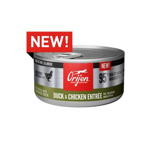 Orijen Duck and Chicken Entrée in Bone Broth Canned Cat Food - 3 Oz - Case of 24