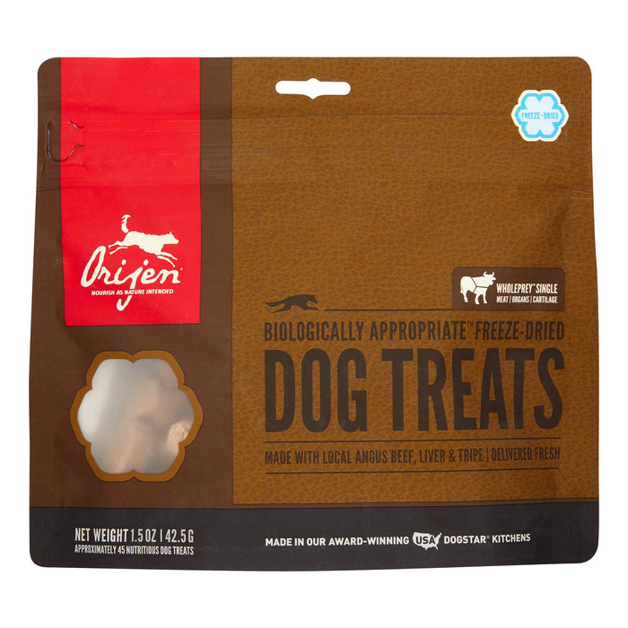 Orijen 'Kentucky Dogstar Chicken' Angus Beef Freeze-Dried Dog Treats - 1.5 oz Bag