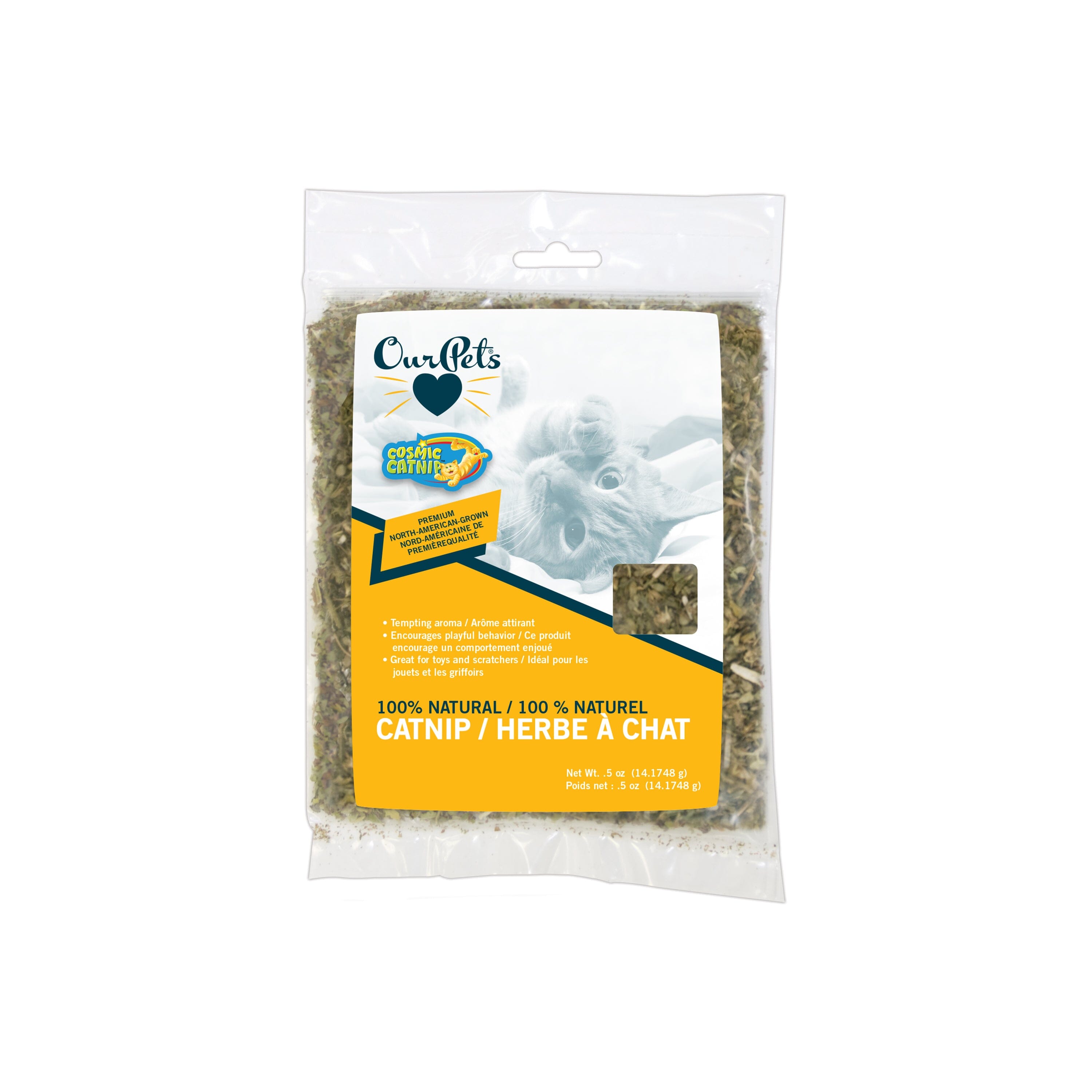 OurPets Cosmic Catnip 100% Natural Catnip - 0.5Oz Bag  