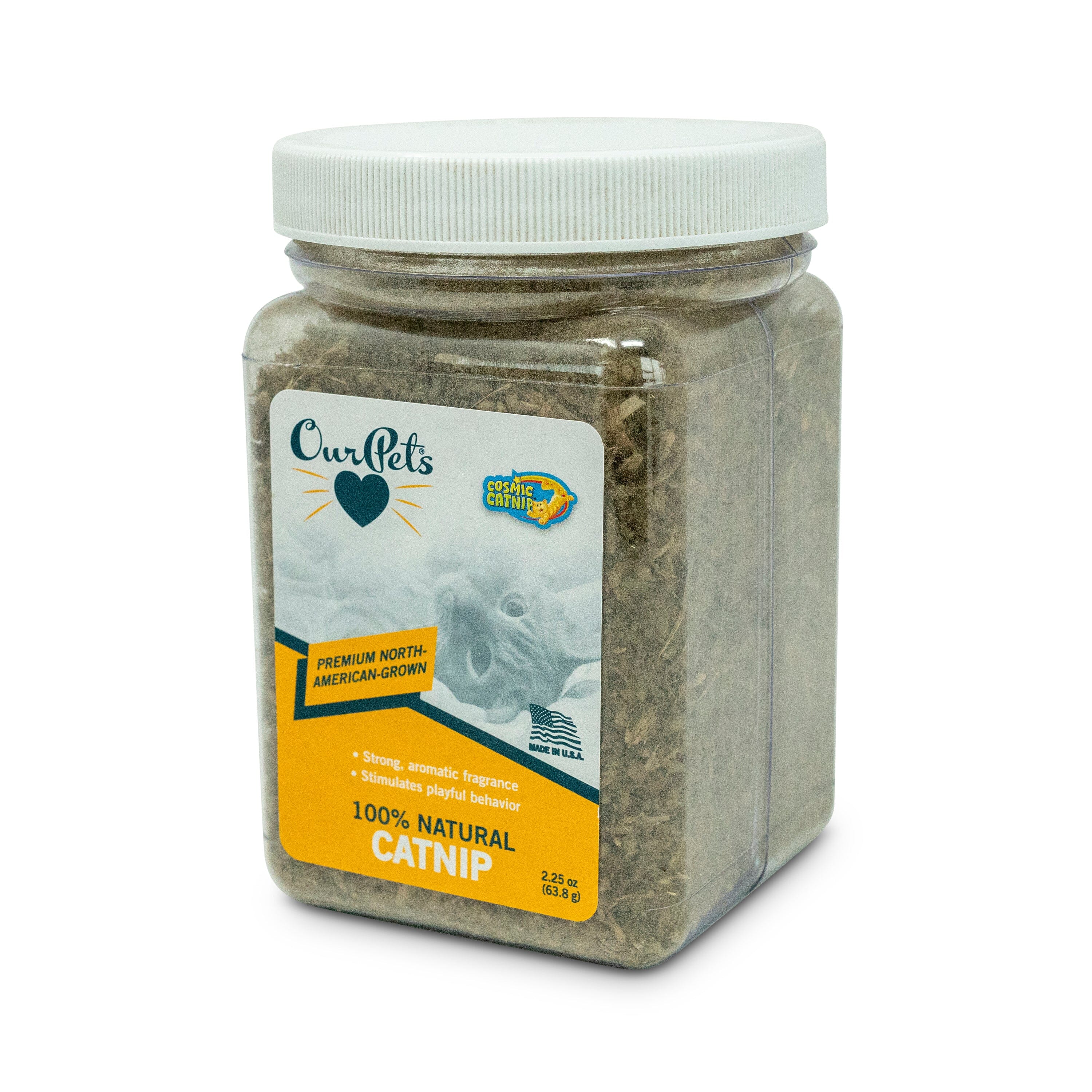 OurPets Cosmic Catnip 100% Natural Catnip - 2.25Oz Jar  