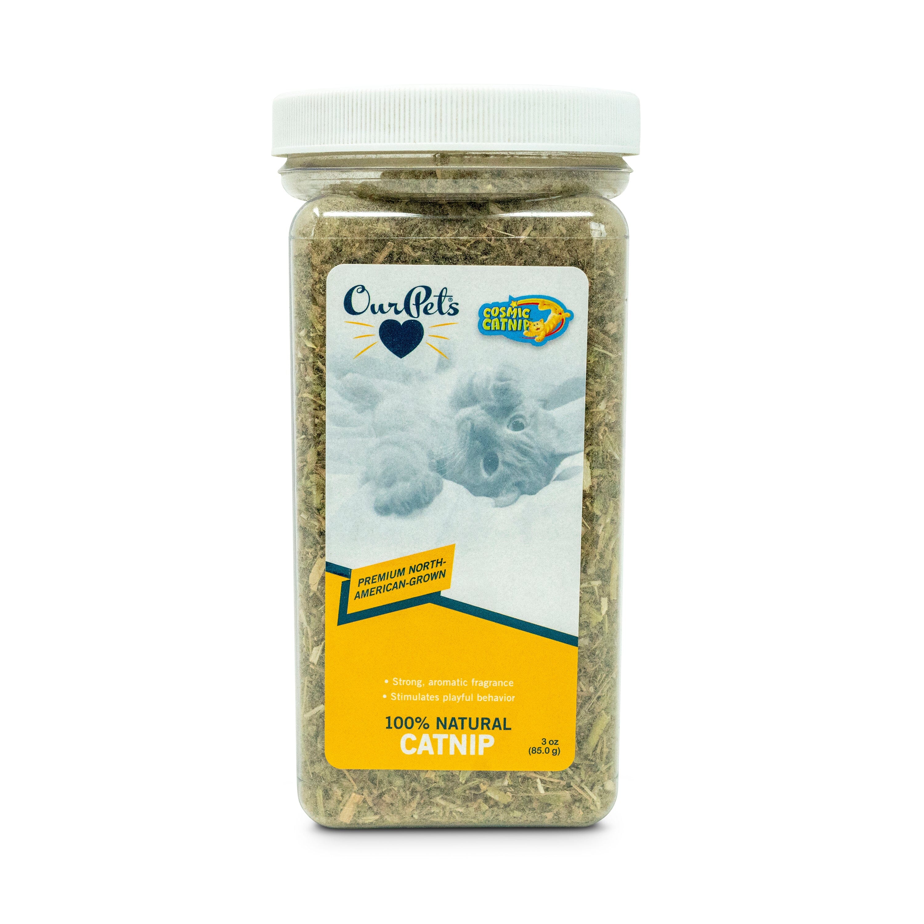 OurPets Cosmic Catnip 100% Natural Catnip - 3 Oz Jar  