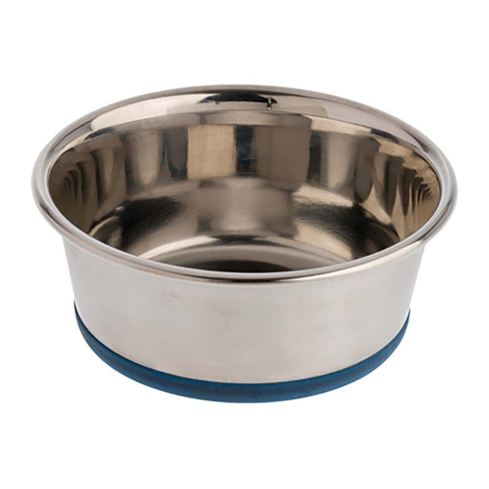 Stainless Steel Large Food or Water Pet Dog Bowl with Paws Easy to Clean Up