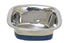 OurPets Premium Stainless Steel Square Dog Bowl - Silver - Small  