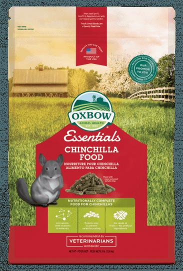 Oxbow Chinchilla Essentials Small Animal Food - 3 lb Bag