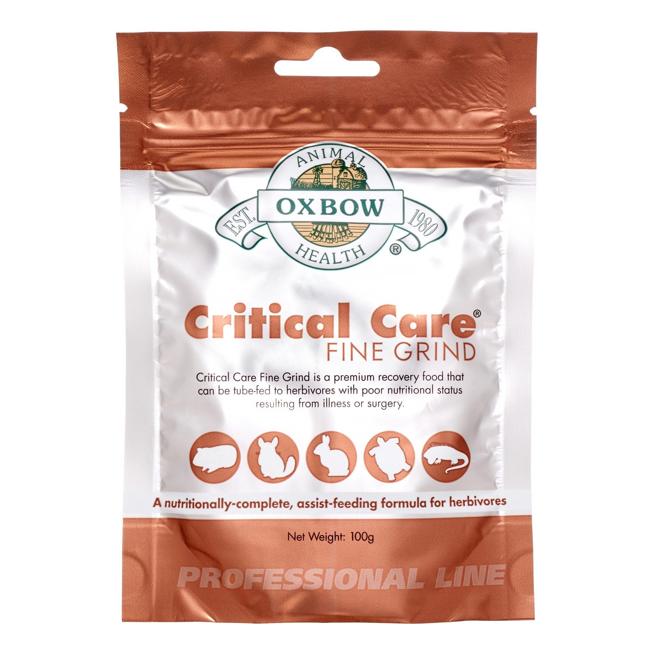 Oxbow Critical Care Fine Grind Papaya Flavor - 100g Bag  