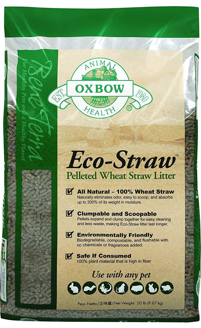 Oxbow Eco-Straw Small Animal Hay - 20 lb Bag