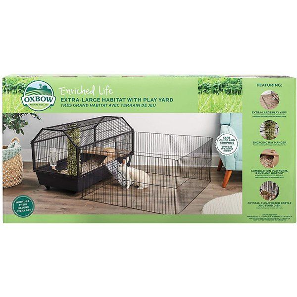 Oxbow Enriched Life Care Habitat with Play Yard - Extra Large  