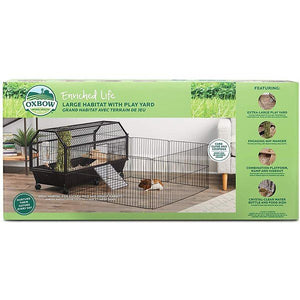 Oxbow Enriched Life Care Habitat with Play Yard - Large