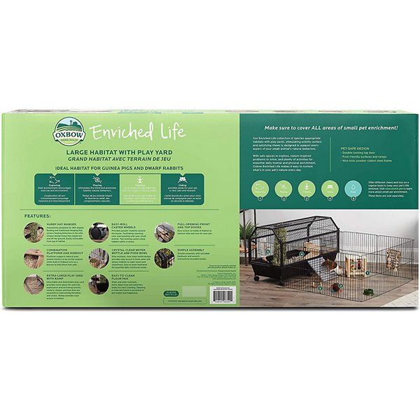 Oxbow Enriched Life Care Habitat with Play Yard - Large  