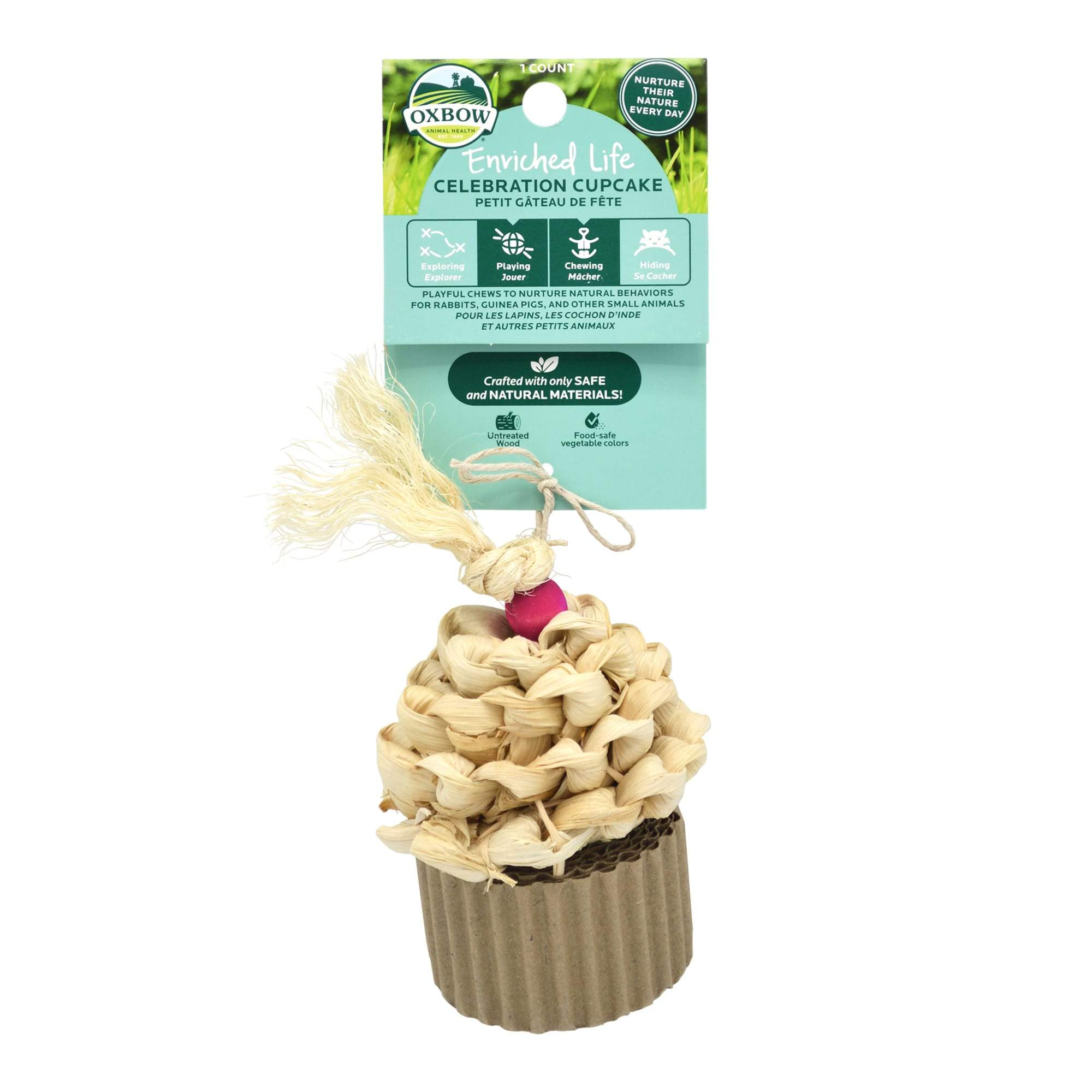 Oxbow Enriched Life Celebration Cupcake - pack of 3  