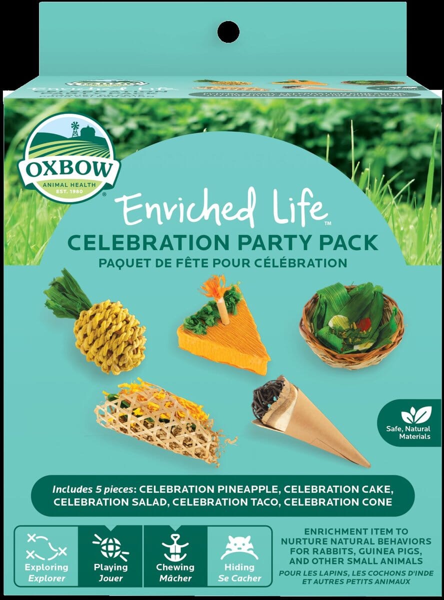 Oxbow Enriched Life Celebration Party Pack Natural Chews Small Animal Treats  