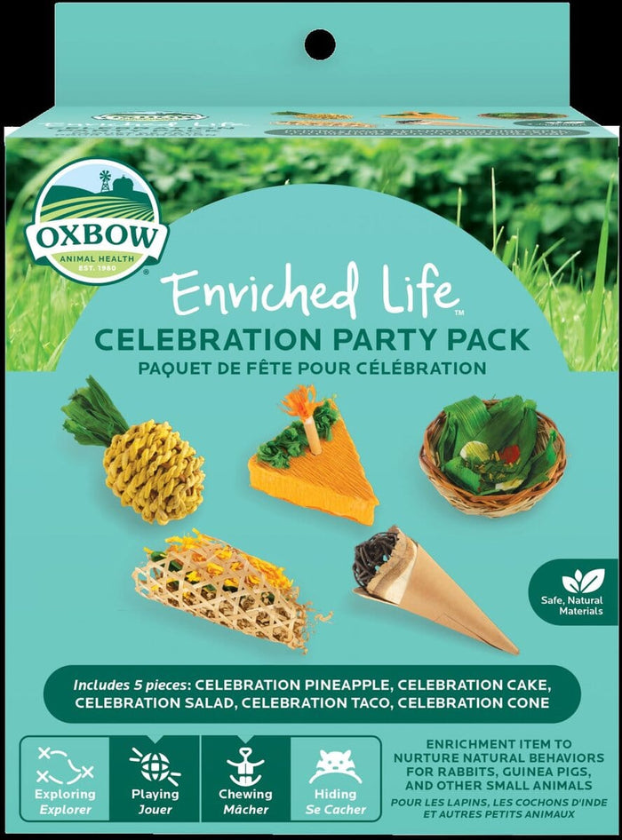 Oxbow Enriched Life Celebration Party Pack Natural Chews Small Animal Treats