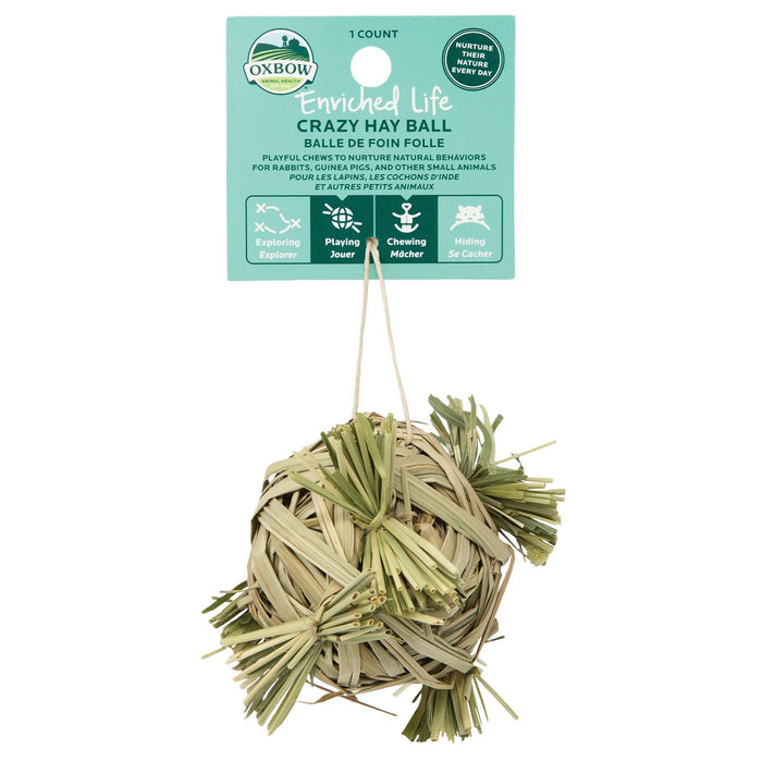 Oxbow Enriched Life Crazy Hay Ball - pack of 3