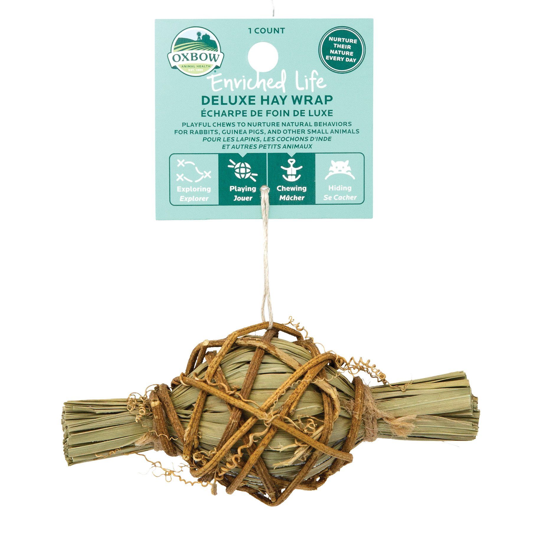 Oxbow Enriched Life Deluxe Hay Wrap - pack of 3  