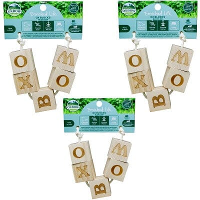 Oxbow Enriched Life Ox Blocks Natural Chews Small Animal Treats - 3 pk  