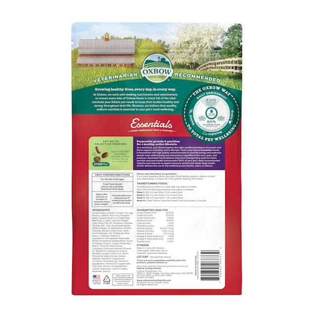 Oxbow Essentials Ferret Small Animal Food - 4 Lbs  