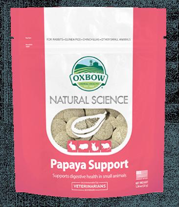 Oxbow Natural Science Papaya Support - 60 ct Bag  