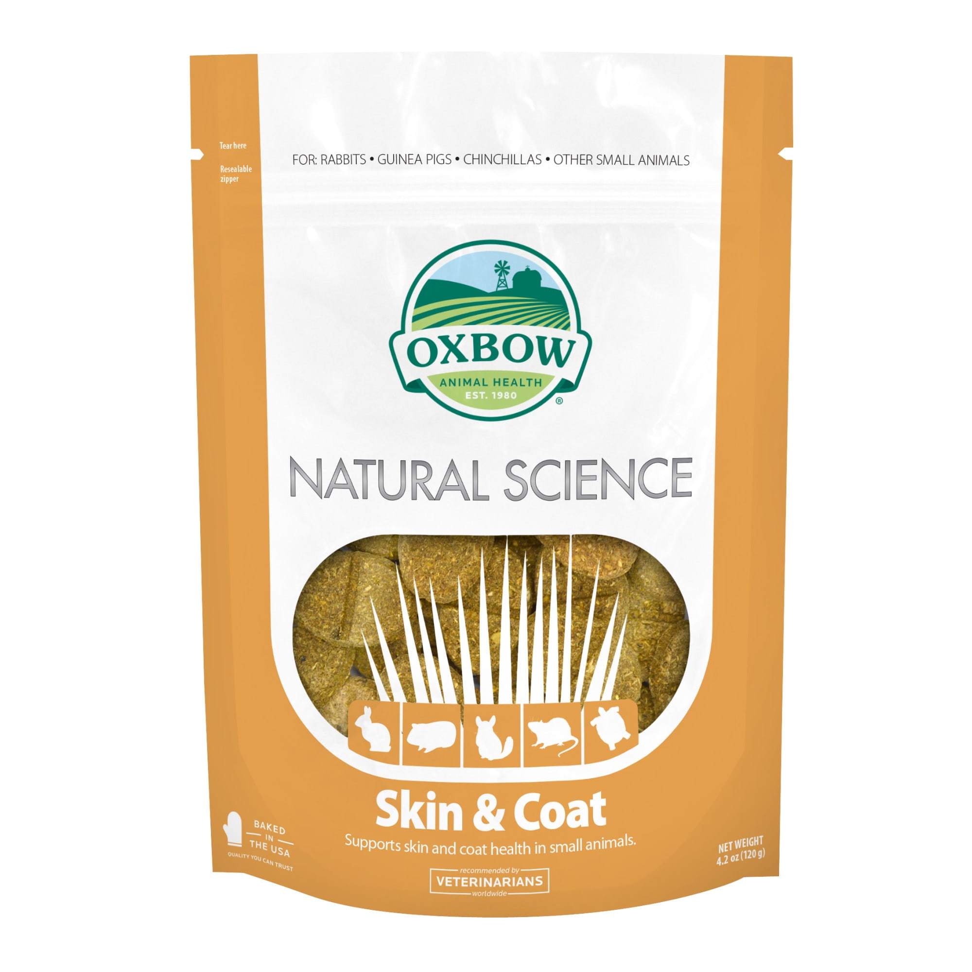 Oxbow Natural Science Skin & Coat Supplement - 4.2 oz Bag  