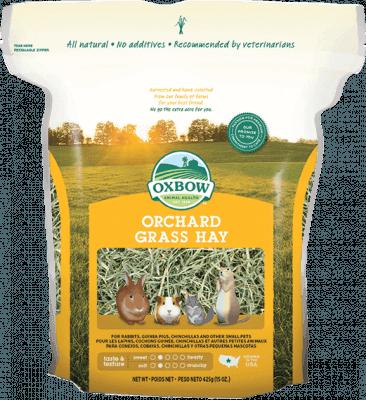 Oxbow Orchard Grass Small Animal Hay - 15 oz Bag  