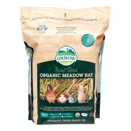 Oxbow Organic Meadow Hay Small Animal Hay - 15 oz Bag  