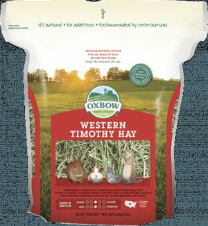 Oxbow Western Timothy Hay Small Animal Hay - 40 oz Bag