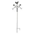 Panacea Products Weathervane Rooster Shepherd Hook Wild Bird Accessories - Black - 78 In - 4 Pack  