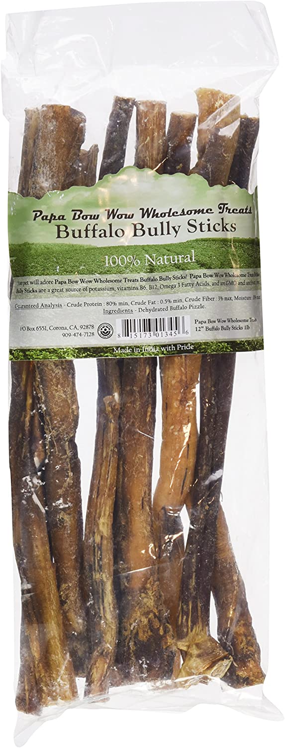 Papa Bow Wow Dog Bully Sticks - 12 Inch - 1 lb  