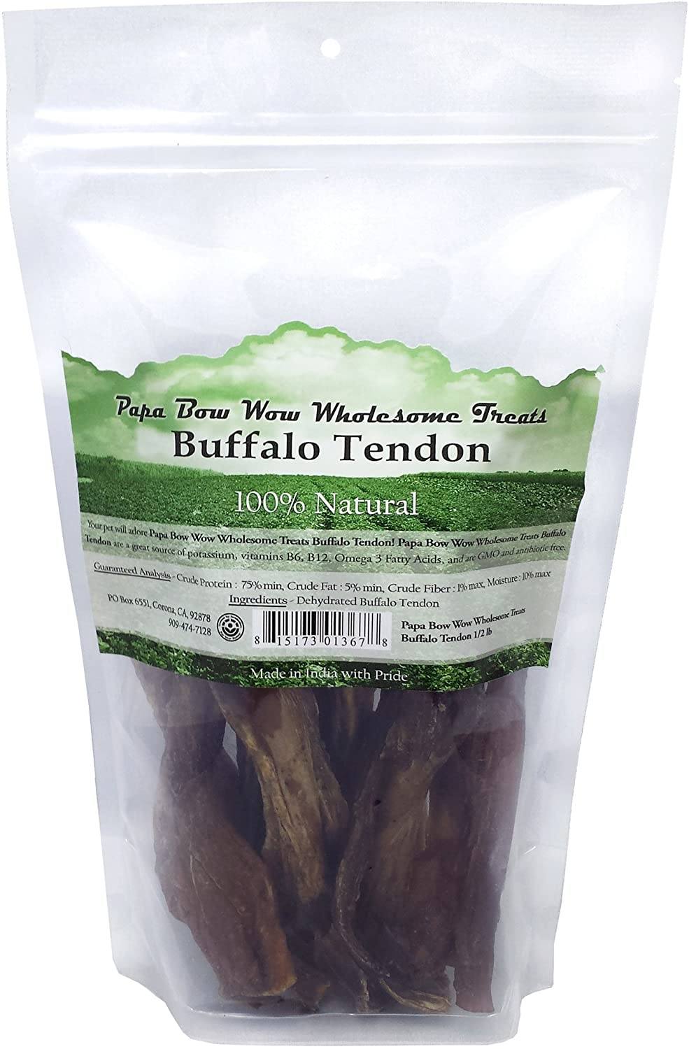 Papa Bow Wow Tendon Dog Treats and Natural Chews - 6 Inch - 1 lb  