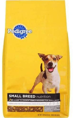 Pedigree Adult Small Dog Complete Nutrition Steak and Vegetables Dry Dog Food - 3.5 lb Bag