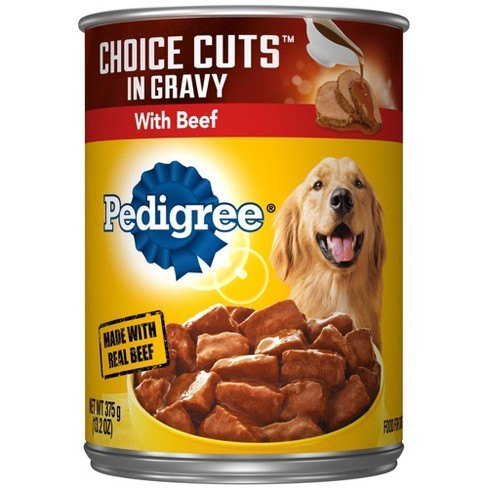 Pedigree Choice Cuts Beef Combo Pack Canned Dog Food - 13.2 oz - Case of 12  