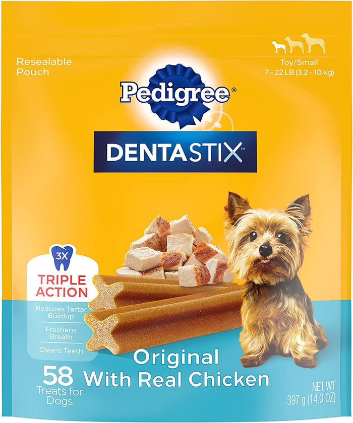Pedigree Dentastix Mini  Dog Dental Chew Treats - 14 oz - 58 Count