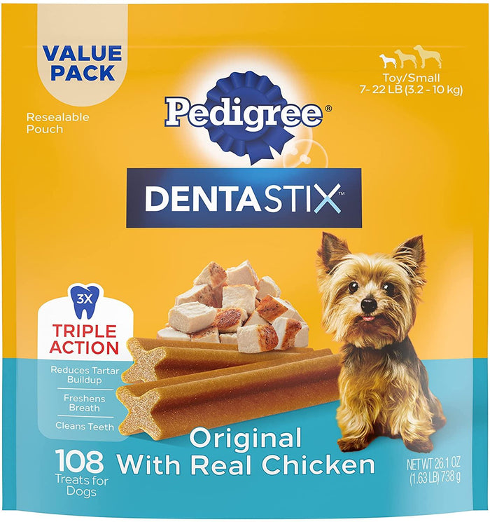 Pedigree Dentastix Mini  Dog Dental Chew Treats - 1.63 lb - 108 Count