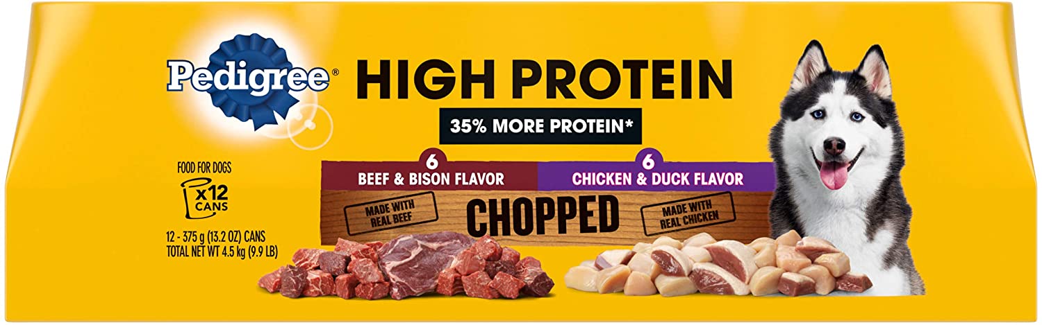 Pedigree High Protein Multi Pack Canned Dog Food - 13.2 oz - Case of 12  