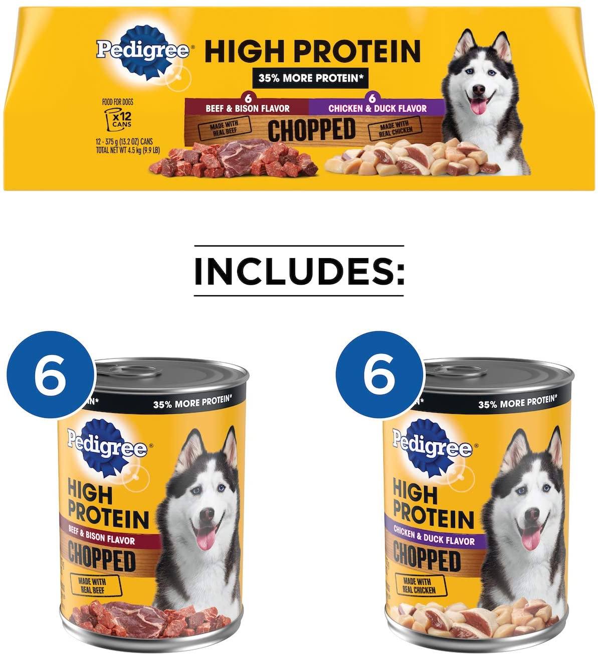 Pedigree High Protein Multi Pack Canned Dog Food - 13.2 oz - Case of 12  