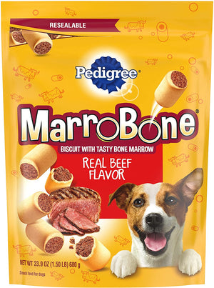 Pedigree Marrobone Beef Crunchy Dog Treats - 24 oz