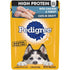 Pedigree Pouch High Protein Chicken and Turkey Wet Dog Food - 3.5 oz - Case of 16  