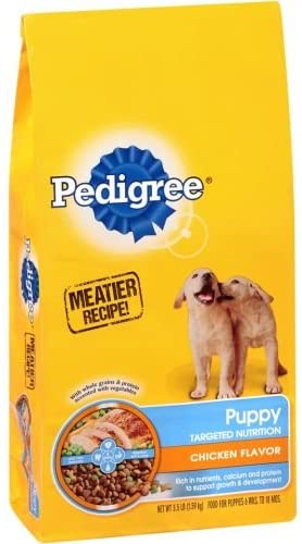 Pedigree Puppy Growth and Protection Complete Chicken and Vegetables Dry Dog Food - 3.5 lb Bag  