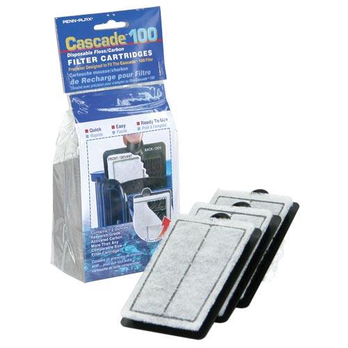 Penn Plax Filter Cartridge for Cascade 100 - 3 pk  