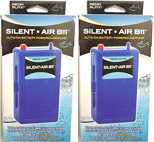 Penn Plax Silent Air Battery Operated Air Pump - B11  